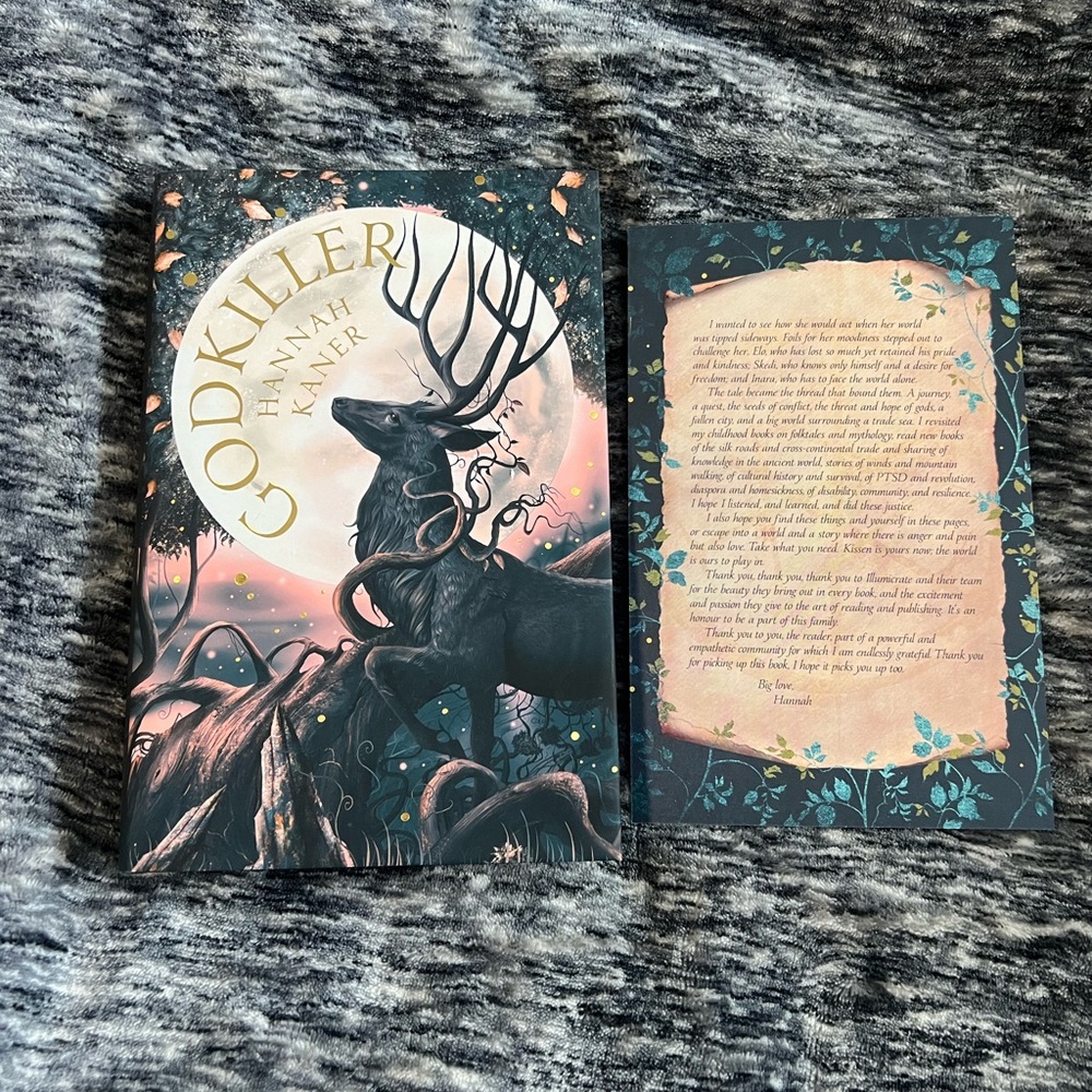 Illumicrate Edition Godkiller Book by Hannah Kaner
